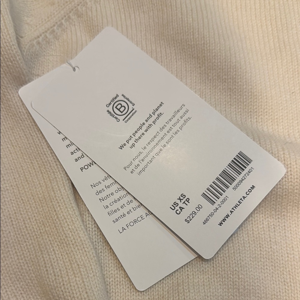 Athleta cream Turtleneck Sweater - Picture 2 of 5
